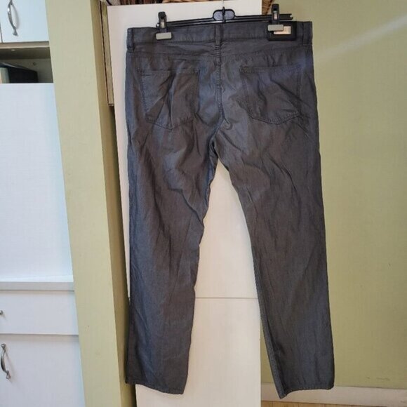 Hugo Boss relaxed fit casual dress pants trousers jeans dark gray size 38 - Picture 7 of 12